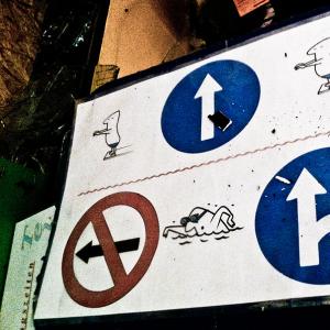 Verkehrshinweise für Schwimmer