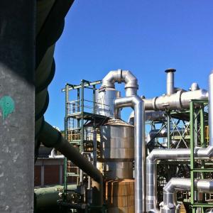 Industrie – Detail des Aurubis-Werkes